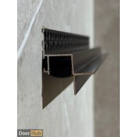 Black Standard LED Shadow Gap Profile – Ceiling Lighting Solution for Developers UAE